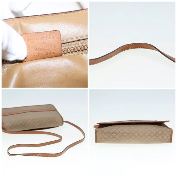 CELINE Macadam Canvas Shoulder Bag PVC Beige Auth bs18041 - Picture 16 of 16